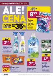 Gazetka promocyjna Aldi - ALE! CENA w ALDI - Gazetka - ważna od 31.01 do 31.01.2021 - strona 18 - produkty: Zawieszka do wc, Bref, Cytryny, Tera, Vizir, Silan, Płyn do płukania, Putzmeister, Płyn do mycia, Kapsułki do prania