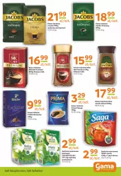 Gazetka promocyjna Gama - Gazetka Gama - Gazetka - ważna od 22.11 do 22.11.2021 - strona 5 - produkty: Piec, Tchibo, Kawa rozpuszczalna, Kawa ziarnista, Saga, Kawa mielona, Kawa, Velvet, Prima, Jacobs Velvet, Jacobs, Herbata, Herbapol