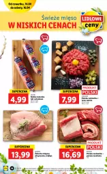 Gazetka promocyjna Lidl - GAZETKA - Gazetka - ważna od 16.04 do 16.04.2022 - strona 18 - produkty: Sok, Por, Sokołów, Wołowina, Metka tatarska, Mięso