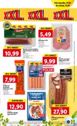 Gazetka promocyjna Lidl - GAZETKA - Gazetka - ważna od 16.04 do 16.04.2022 - strona 25 - produkty: Por, Kindziuk, Parówki, Dulano, Szynka, PIKOK, Morliny, Kabanos, Kiełbasa, Kiełbasa śląska