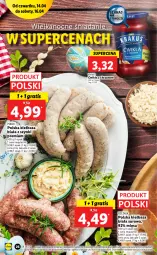 Gazetka promocyjna Lidl - GAZETKA - Gazetka - ważna od 16.04 do 16.04.2022 - strona 26 - produkty: Chrzan, Krakus, Gra, PIKOK, Kiełbasa biała, Kiełbasa