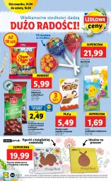 Gazetka promocyjna Lidl - GAZETKA - Gazetka - ważna od 16.04 do 16.04.2022 - strona 44 - produkty: Chupa Chups, Czekolada mleczna, Czekolada, Lizaki, Kinder, LG, Fa
