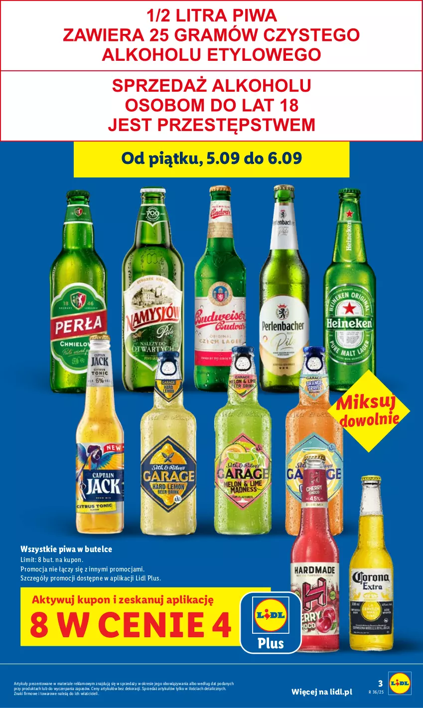Gazetka promocyjna Lidl - GAZETKA - ważna 04.09 do 06.09.2025 - strona 5 - produkty: Piwa