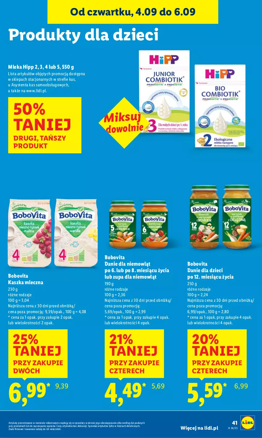 Gazetka promocyjna Lidl - GAZETKA - ważna 04.09 do 06.09.2025 - strona 53 - produkty: BoboVita, Danie dla dzieci, Dzieci, HiPP, Zupa