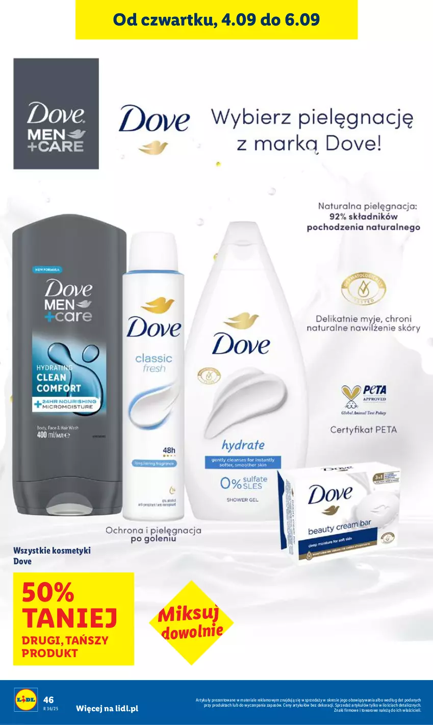 Gazetka promocyjna Lidl - GAZETKA - ważna 04.09 do 06.09.2025 - strona 58 - produkty: Dove