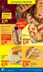 Gazetka promocyjna Lidl - GAZETKA - Gazetka - ważna od 06.09 do 06.09.2025 - strona 26 - produkty: Piec, Ser, Hot dog, Focaccia, Zapiekanka, Pieczarka, Chleb