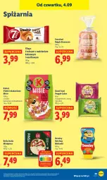 Gazetka promocyjna Lidl - GAZETKA - Gazetka - ważna od 06.09 do 06.09.2025 - strona 49 - produkty: Ketchup, Bell, Croissant, Wazon, Bajgle, Buraki, Danio, Kubuś, Bella, Groch, Kakao, Fa