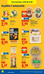 Gazetka promocyjna Lidl - GAZETKA - Gazetka - ważna od 06.09 do 06.09.2025 - strona 50 - produkty: Mozzarella, Piec, Naleśniki, Sałatka, Makaron, Hummus, Ser, Mus, Bulgur, Wazon, Sałat, Zapiekanka, Pieczarka, Jabłka, LG