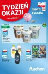 Gazetka promocyjna Auchan - Skarbonka#20 - Gazetka - ważna od 28.05 do 28.05.2022 - strona 1 - produkty: Ser, Palmolive, Avengers, Lody, Masło, Fa