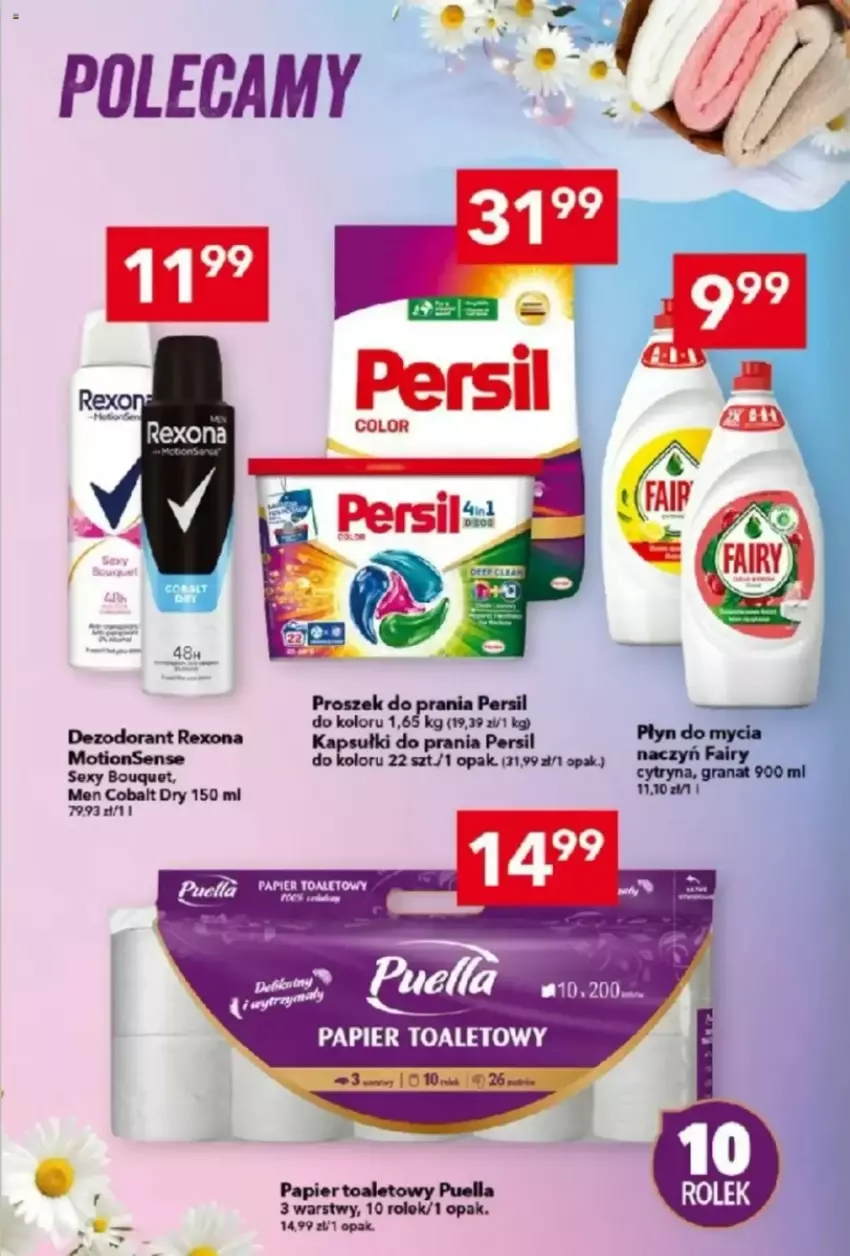 Gazetka promocyjna Lewiatan - ważna 13.03 do 19.03.2025 - strona 4 - produkty: Dezodorant, Gra, Granat, Kapsułki do prania, Papier, Papier toaletowy, Persil, Proszek do prania, Rexona