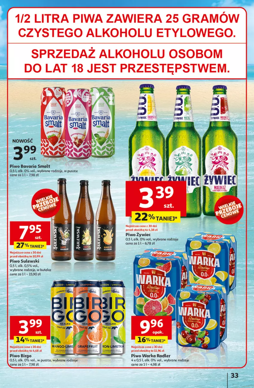 Gazetka promocyjna Auchan - NA LATO JAK ZNALAZŁ Hipermarket - ważna 03.07 do 09.07.2025 - strona 31 - produkty: Gra, Mango, Piwo, Radler, Warka