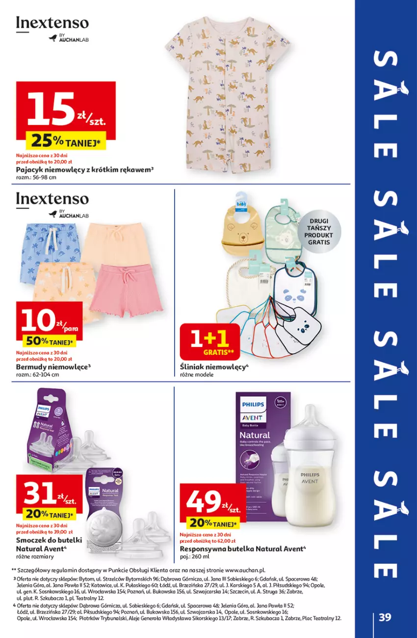 Gazetka promocyjna Auchan - NA LATO JAK ZNALAZŁ Hipermarket - ważna 03.07 do 09.07.2025 - strona 37 - produkty: Acer, Avent, Bermudy, Cars, Gra, Pajac, Philips, Sos