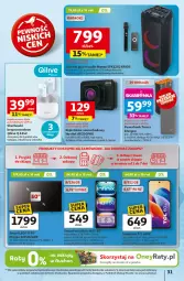 Gazetka promocyjna Auchan - NA LATO JAK ZNALAZŁ Hipermarket - Gazetka - ważna od 09.07 do 09.07.2025 - strona 29 - produkty: LED TV, Gra, Philips, Głośnik, Mikrofon, Power audio, Navitel, Bateria, Obraz, Manta, Smartfon, Akumulator