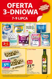Gazetka promocyjna Auchan - NA LATO JAK ZNALAZŁ Hipermarket - Gazetka - ważna od 09.07 do 09.07.2025 - strona 3 - produkty: Gin, Ręcznik, Oliwa z oliwek, Finuu, Oliwa