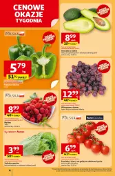 Gazetka promocyjna Auchan - NA LATO JAK ZNALAZŁ Hipermarket - Gazetka - ważna od 09.07 do 09.07.2025 - strona 4 - produkty: Sałat, Maliny, Winogrona, Avocado, Wino, Pomidory