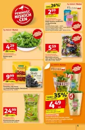 Gazetka promocyjna Auchan - NA LATO JAK ZNALAZŁ Hipermarket - Gazetka - ważna od 09.07 do 09.07.2025 - strona 5 - produkty: Pistacje, Fasoli mung, Rukola, Owoce, Grill, Mieszanka warzyw, Bakalland, Fa