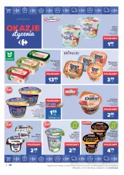 Gazetka promocyjna Carrefour - Gazetka Carrefour Okazje stycznia - Gazetka - ważna od 31.01 do 31.01.2022 - strona 4 - produkty: Jogurt naturalny, Ser, Mus, Smakowita, Piątnica, Zott, Bell, Jogurt, Kosz, Margaryna, Pudding, Müller, Bella, Deser, Flora, Jogobella, Monte