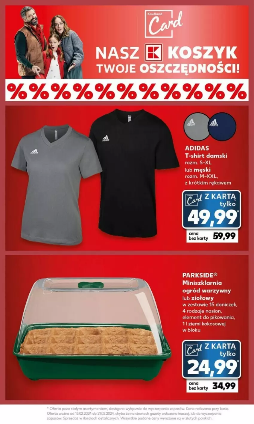 Gazetka promocyjna Kaufland - ważna 19.02 do 21.02.2024 - strona 19 - produkty: Adidas, Kokos, Parkside, T-shirt