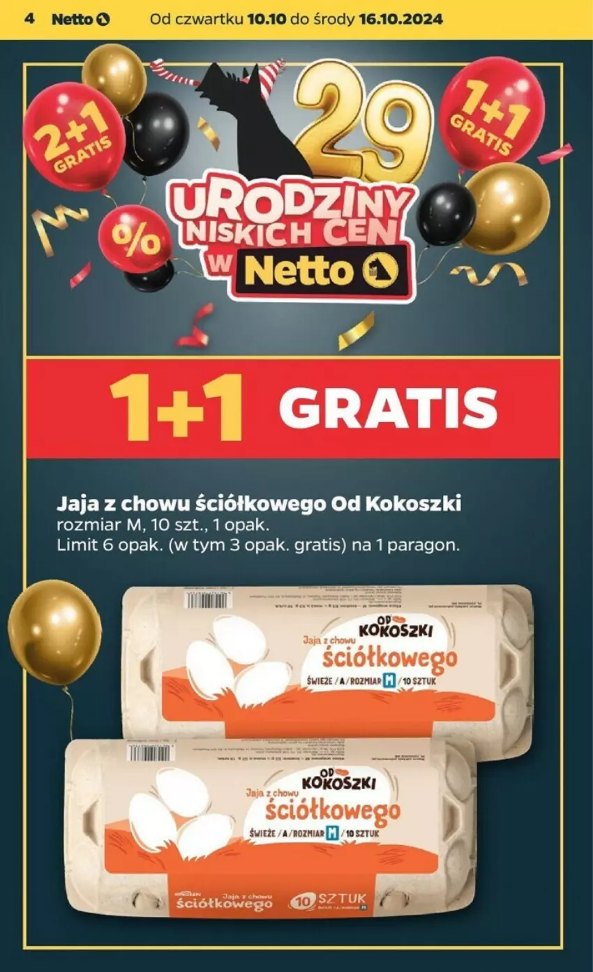 Gazetka promocyjna Netto - ważna 10.10 do 16.10.2024 - strona 19 - produkty: Gra, Jaja, Kokos, Kosz