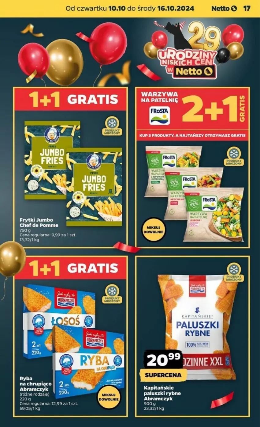 Gazetka promocyjna Netto - ważna 10.10 do 16.10.2024 - strona 9 - produkty: Fa, Paluszki rybne, Warzywa