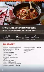 Gazetka promocyjna Lidl - KATALOG ANDALUZJA - Gazetka - ważna od 25.06 do 25.06.2022 - strona 6 - produkty: Cebula, Koncentrat pomidorowy, Makaron, Sos, Sól, Cukier, Czosnek, Spaghetti, Krewetki, Natka pietruszki, Olej, Pomidory