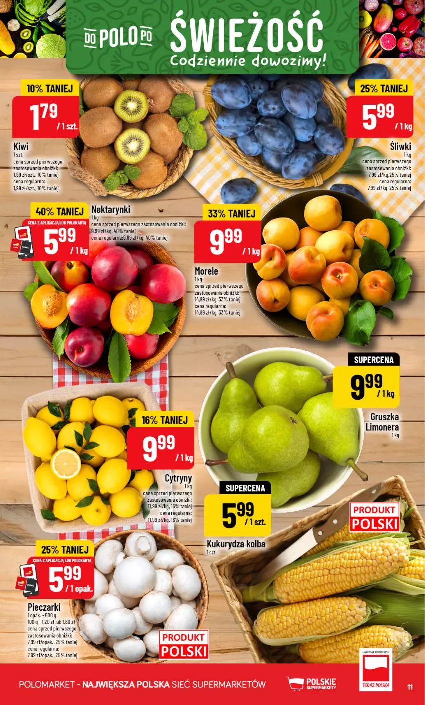 Gazetka promocyjna PoloMarket - Gazetka POLOmarket - ważna 29.07 do 04.08.2026 - strona 11 - produkty: Cytryny, Kiwi, Nektar, Piec