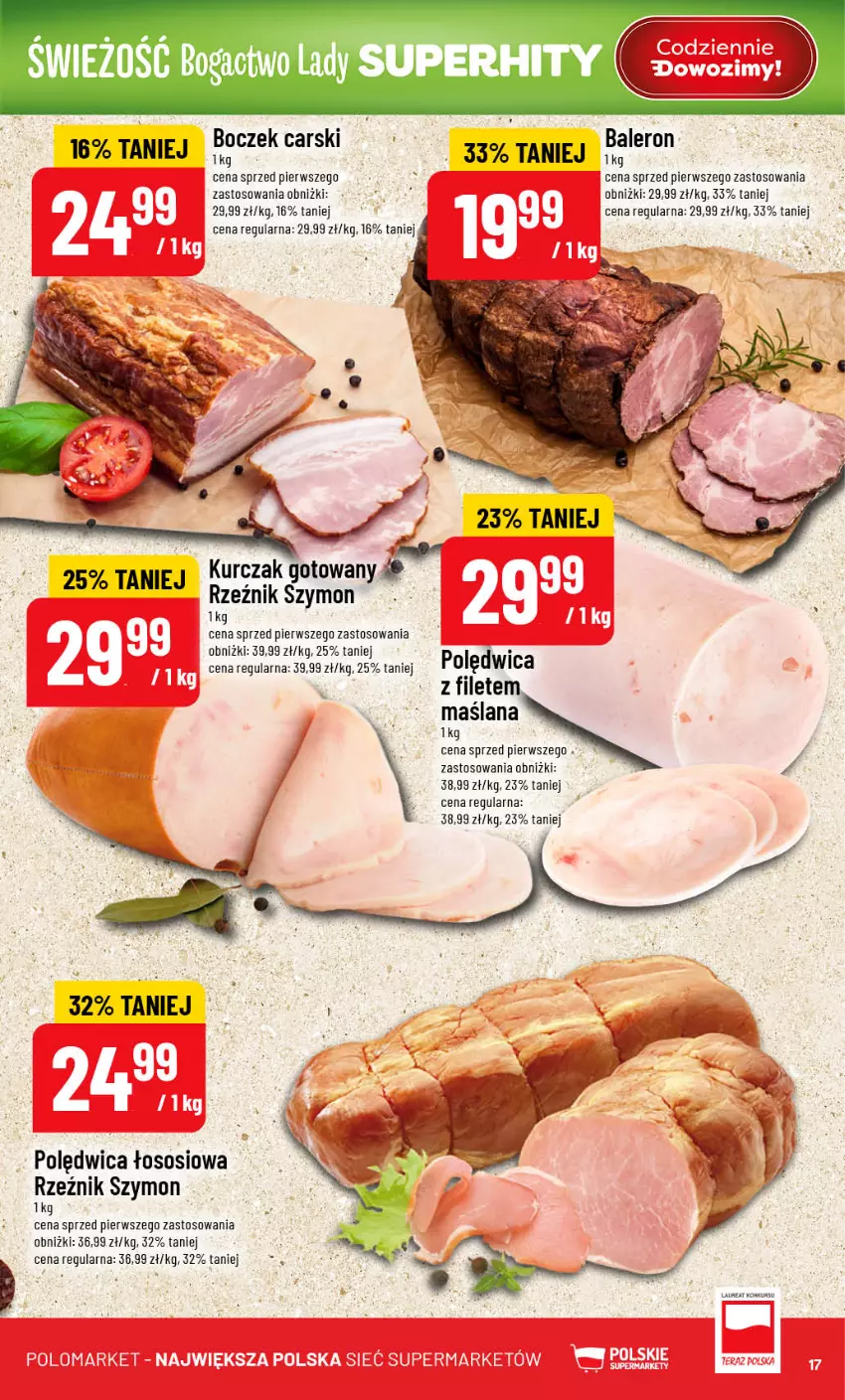 Gazetka promocyjna PoloMarket - Gazetka POLOmarket - ważna 29.07 do 04.08.2026 - strona 17 - produkty: Boczek, Cars, Kurczak, Kurczak gotowany, LANA, Polędwica, Sos