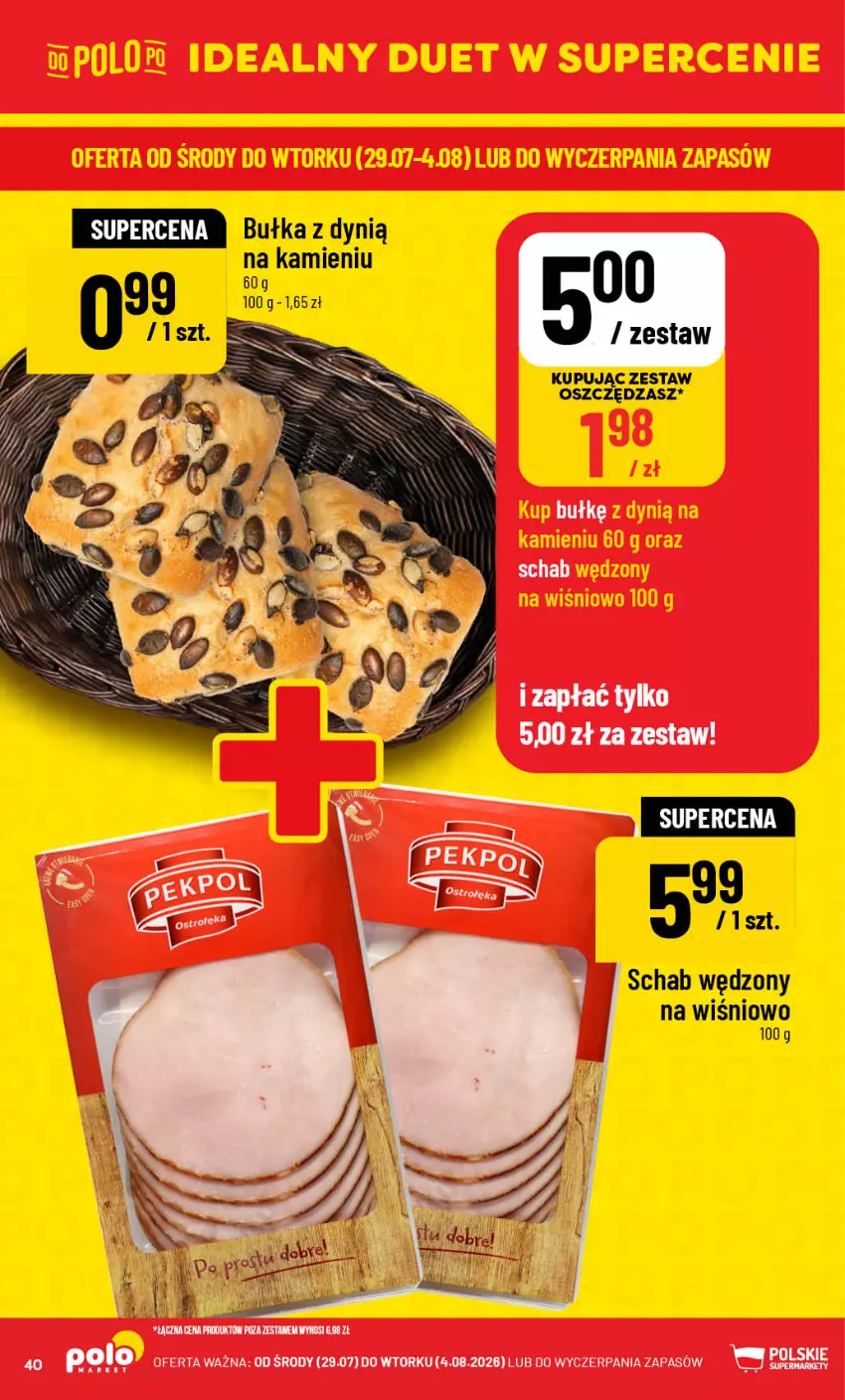 Gazetka promocyjna PoloMarket - Gazetka POLOmarket - ważna 29.07 do 04.08.2026 - strona 40 - produkty: Bułka, Dynią
