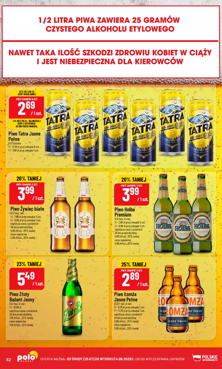 Gazetka promocyjna PoloMarket - Gazetka POLOmarket - ważna 29.07 do 04.08.2026 - strona 52 - produkty: Gra, LG, Piec, Piwa, Piwo, Tatra