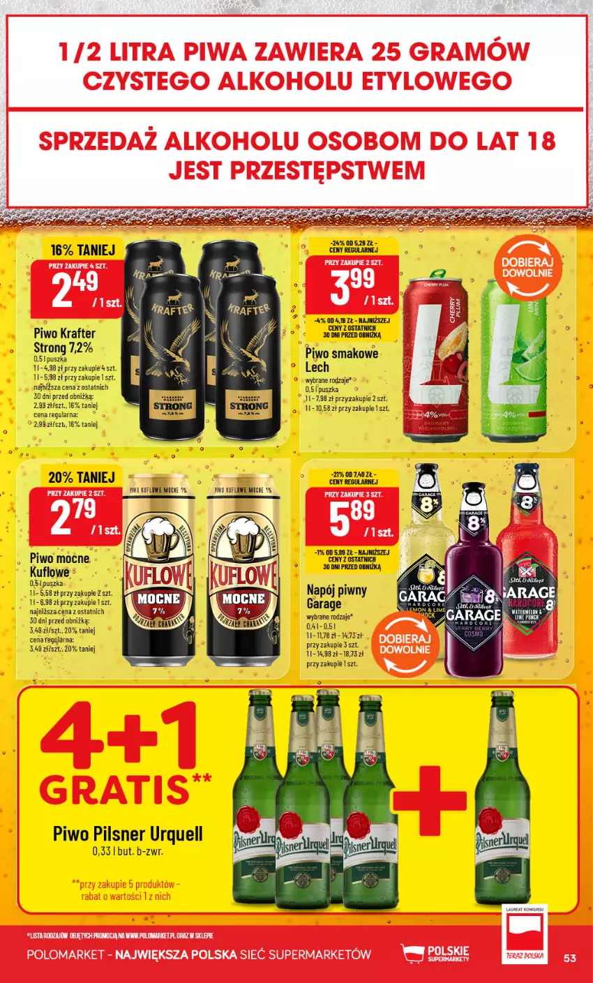 Gazetka promocyjna PoloMarket - Gazetka POLOmarket - ważna 29.07 do 04.08.2026 - strona 53 - produkty: Gra, Napój, Pilsner Urquell, Piwa, Piwo