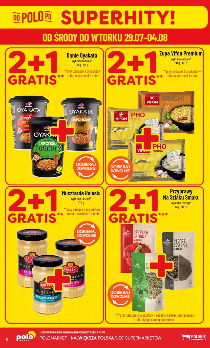 Gazetka promocyjna PoloMarket - Gazetka POLOmarket - ważna 29.07 do 04.08.2026 - strona 6 - produkty: Mus, Musztarda, Przyprawy, Zupa