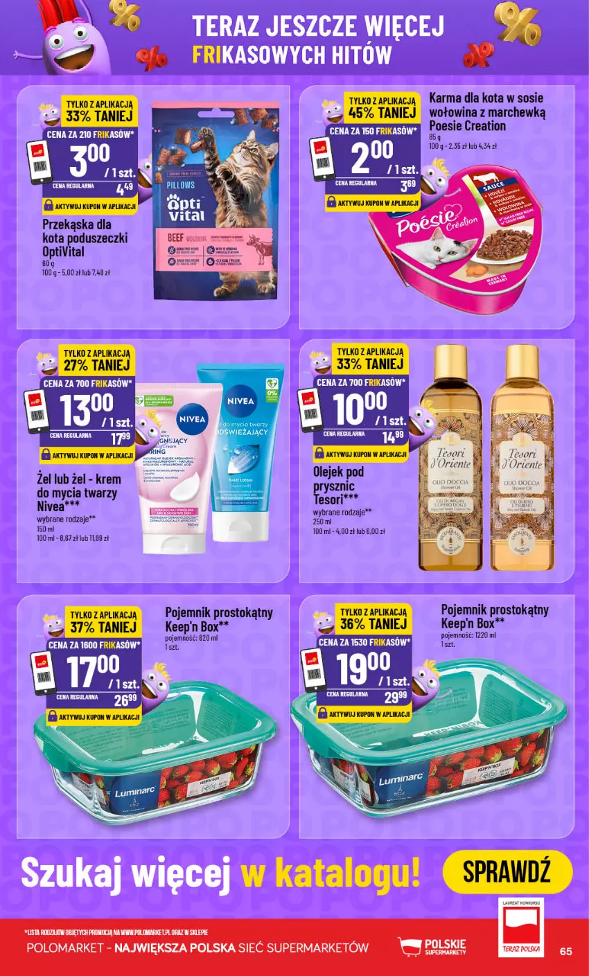 Gazetka promocyjna PoloMarket - Gazetka POLOmarket - ważna 29.07 do 04.08.2026 - strona 65 - produkty: Nivea, Olej, Pojemnik, Sos, Wołowina
