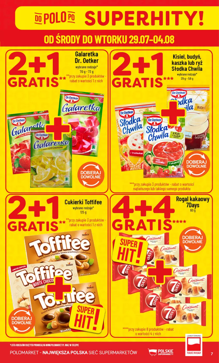Gazetka promocyjna PoloMarket - Gazetka POLOmarket - ważna 29.07 do 04.08.2026 - strona 7 - produkty: Budyń, Dr. Oetker, Gala, Galaretka, Kakao, Kisiel, Rogal, Ryż, Słodka Chwila