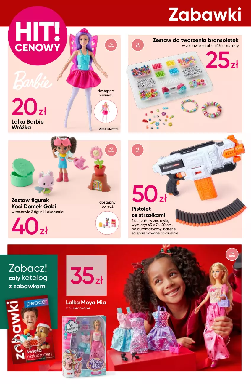 Gazetka promocyjna Pepco - Święta niskich cen - ważna 07.11 do 20.11.2024 - strona 8 - produkty: Barbie, Koc, Lalka, Mattel, Pistolet, Zabawka