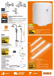 Gazetka promocyjna Obi - Gazetka - ważna od 22.04 do 22.04.2025 - strona 7 - produkty: Hoop, Bateria umywalkowa, Bateria prysznicowa, Sok, Bateria wannowa, Bateria, Lampa, Lampa wisząca