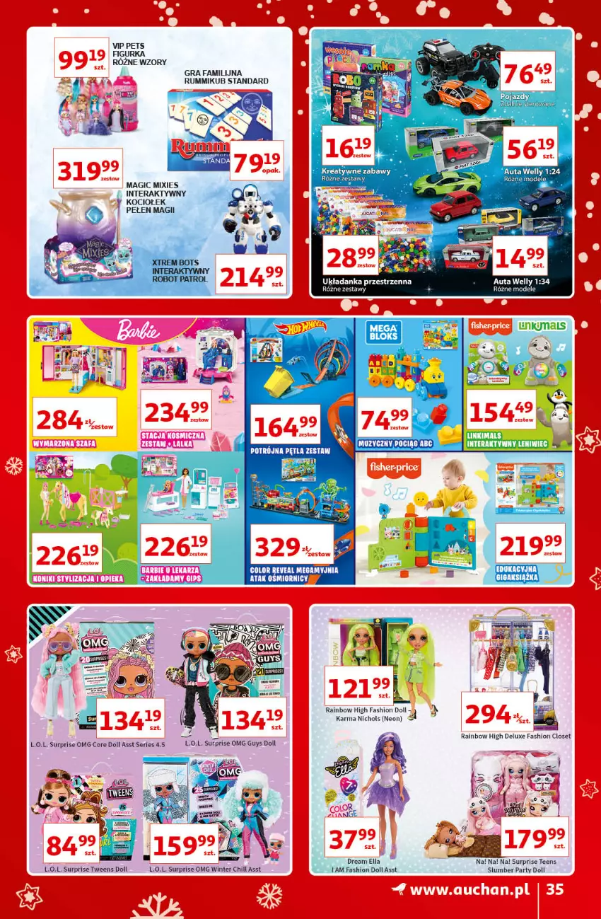 Gazetka promocyjna Auchan - Znane i lubiane Marki - ważna 02.12 do 12.12.2021 - strona 35 - produkty: Fa, Gra, Gra familijna, Koc, L.O.L., LG, Rum, Tera, Układanka