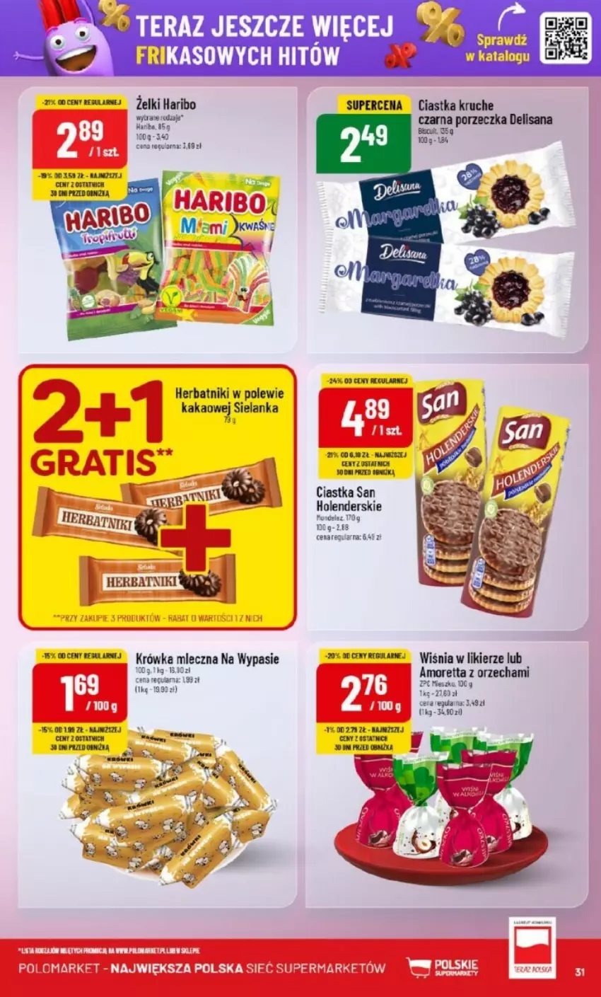 Gazetka promocyjna PoloMarket - ważna 08.01 do 14.01.2025 - strona 25 - produkty: Ciastka, Haribo, Herbatniki, Kakao, Likier, Tran