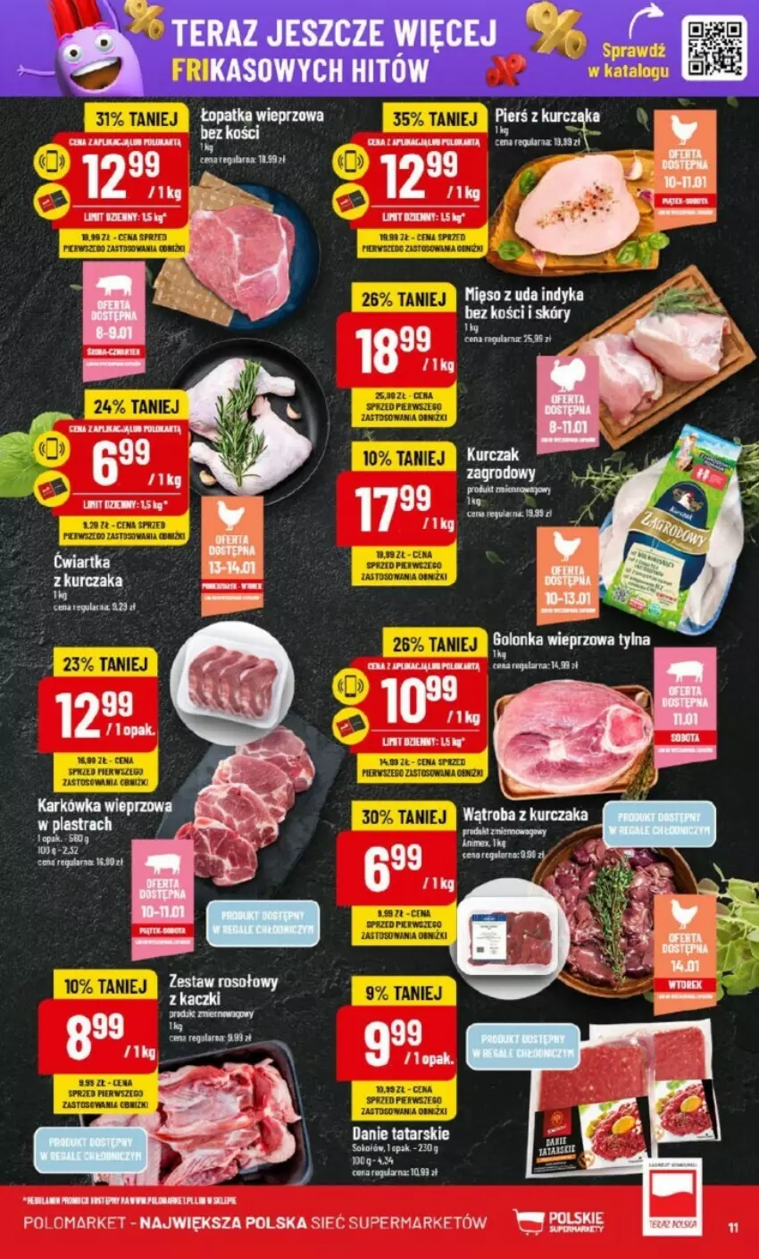 Gazetka promocyjna PoloMarket - ważna 08.01 do 14.01.2025 - strona 3 - produkty: Kurczak, Mięso, Regał, Zestaw rosołowy z kaczki