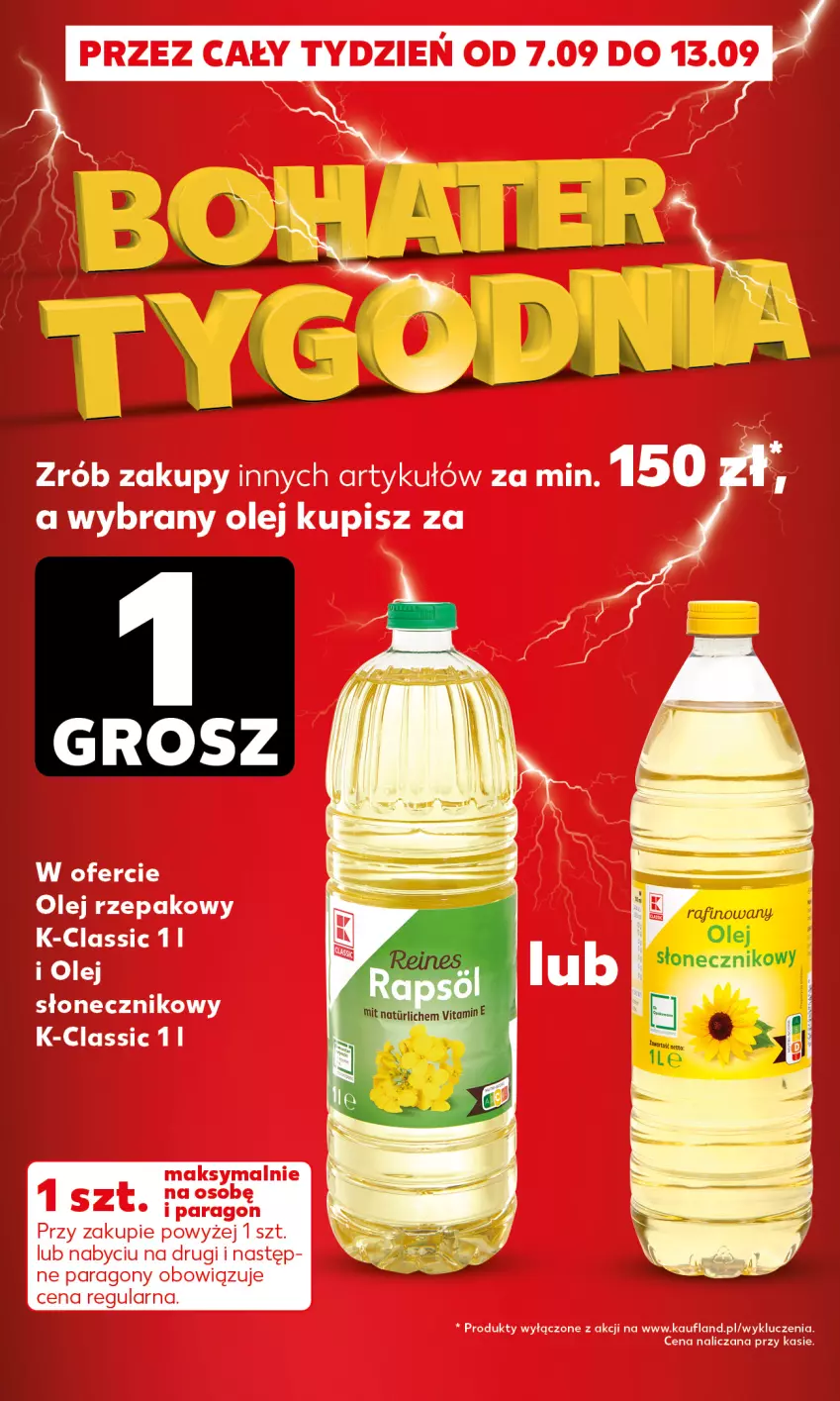 Gazetka promocyjna Kaufland - Mocny Start - ważna 11.09 do 13.09.2023 - strona 2 - produkty: LG, Olej, Olej rzepakowy