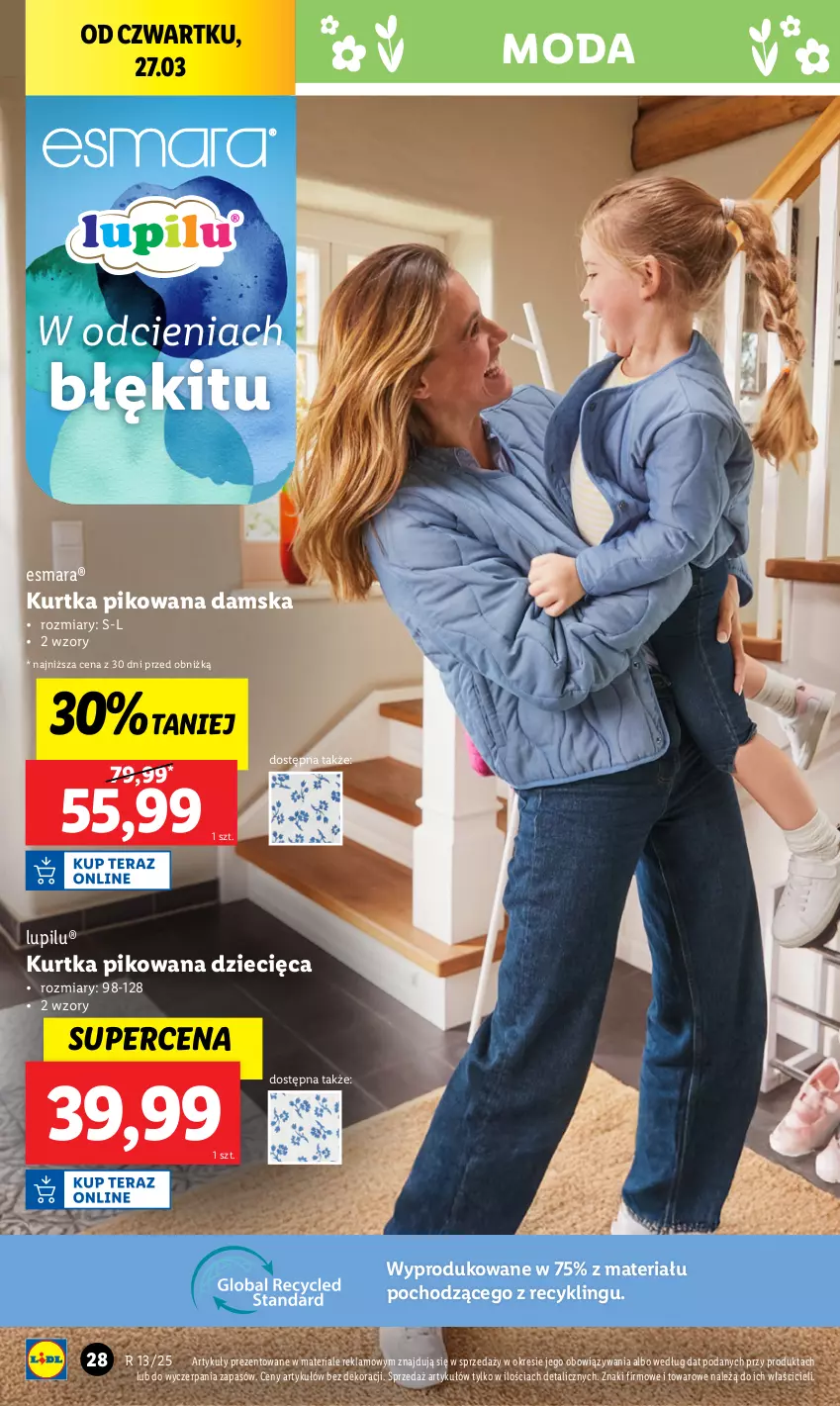 Gazetka promocyjna Lidl - GAZETKA - ważna 24.03 do 29.03.2025 - strona 30 - produkty: Dzieci, Kurtka, Moda