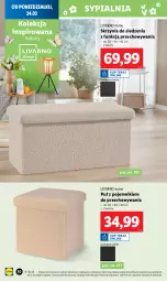 Gazetka promocyjna Lidl - GAZETKA - Gazetka - ważna od 29.03 do 29.03.2025 - strona 10 - produkty: Sypialnia, Puf, Ivar, Pojemnik