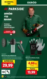 Gazetka promocyjna Lidl - GAZETKA - Gazetka - ważna od 29.03 do 29.03.2025 - strona 36 - produkty: Parkside, Rękawice, Rękawice robocze, Ogród