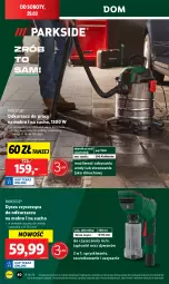 Gazetka promocyjna Lidl - GAZETKA - Gazetka - ważna od 29.03 do 29.03.2025 - strona 44 - produkty: Parkside, Odkurzacz, Przewód, Papier, Dywan
