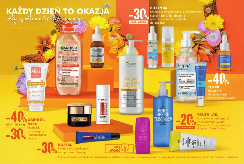 Gazetka promocyjna Super Pharm - Gazetka - ważna 20.06 do 12.07.2023 - strona 7 - produkty: Bielenda, Garnier, Kosmetyki do pielęgnacji, L’Oréal, Mixa, Tołpa