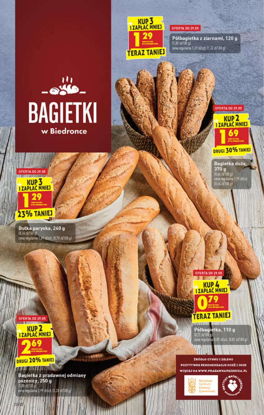 Gazetka promocyjna Biedronka - W tym tygodniu - ważna 27.05 do 02.06.2021 - strona 22 - produkty: Bagietka, Półbagietka, Tera