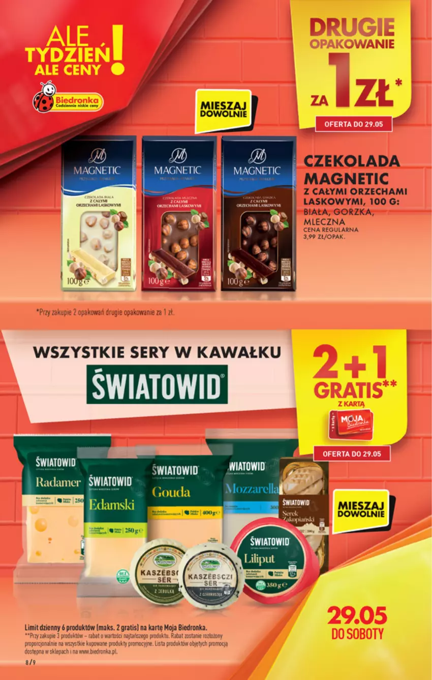 Gazetka promocyjna Biedronka - W tym tygodniu - ważna 27.05 do 02.06.2021 - strona 8 - produkty: Czekolada, Fa, Gra, Kawa, Radamer, Ser