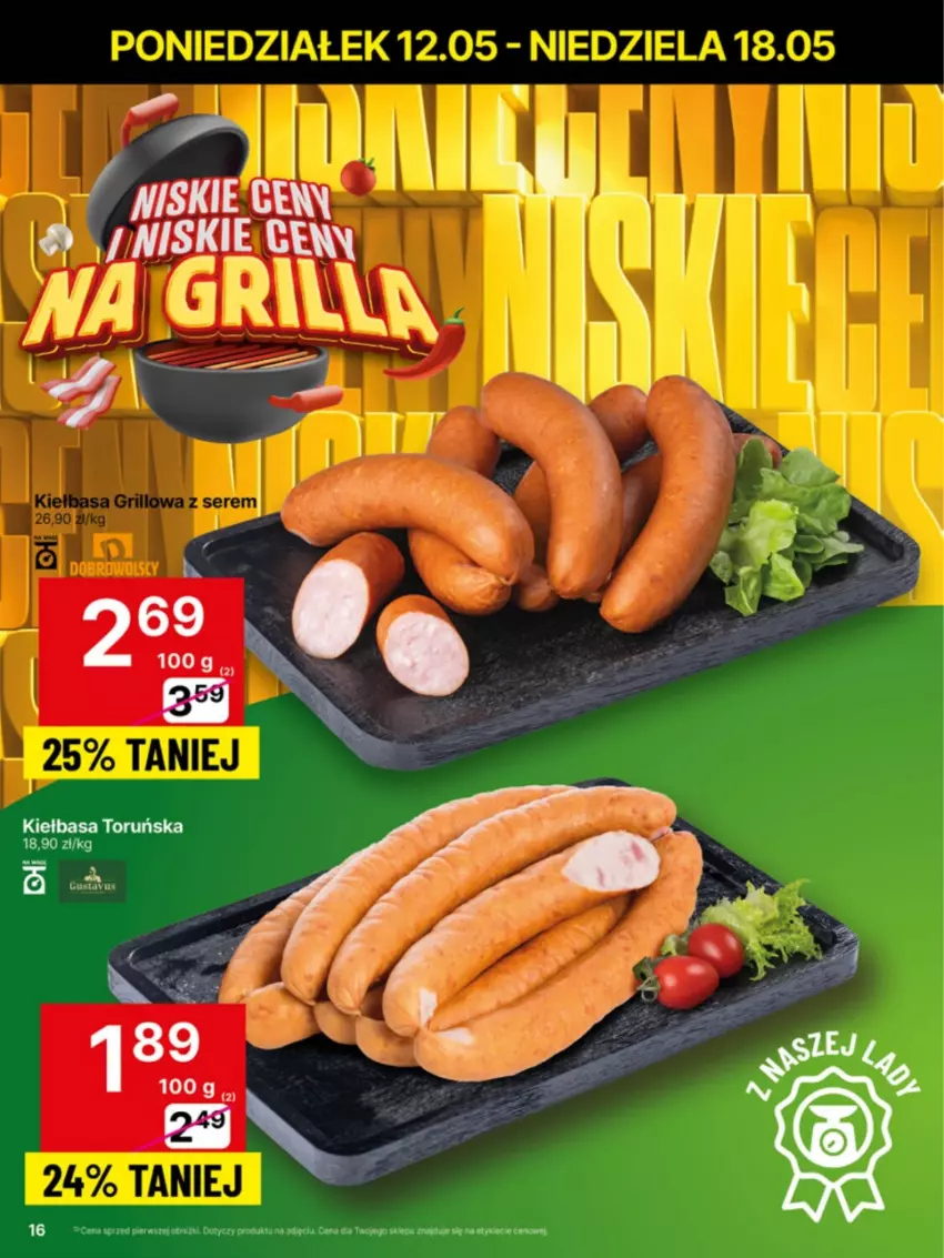 Gazetka promocyjna Delikatesy Centrum - Franczyza DC20 Poniedziałek - ważna 12.05 do 18.05.2025 - strona 16