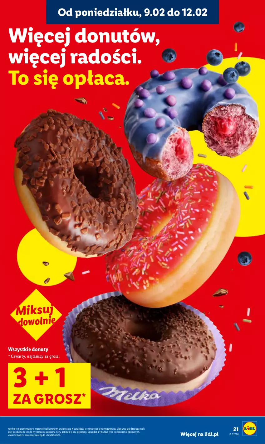 Gazetka promocyjna Lidl - GAZETKA - ważna 09.02 do 11.02.2026 - strona 21 - produkty: Donut, Nuty