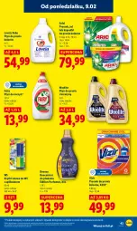 Gazetka promocyjna Lidl - GAZETKA - Gazetka - ważna od 11.02 do 11.02.2026 - strona 43 - produkty: Płyn do prania, Lovela, Proszek do prania, Vizir, Woolite, Fairy, Ariel, Kapsułki do prania, Fa