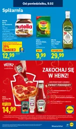 Gazetka promocyjna Lidl - GAZETKA - Gazetka - ważna od 11.02 do 11.02.2026 - strona 59 - produkty: Ketchup, Nutella, Gin, Lipton, Oliwa z oliwek, Herbata, Heinz, Oliwa